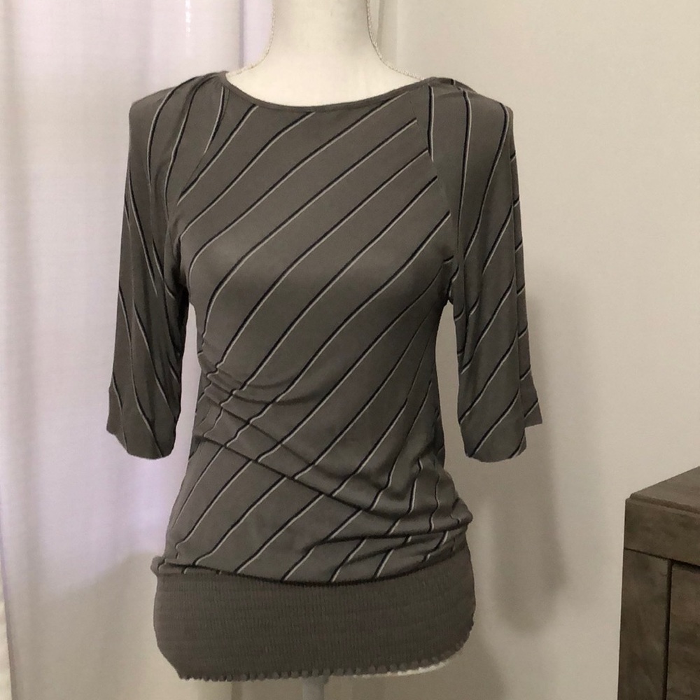 Banana Republic-Gray Blouse